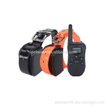 300m Dog Pet remote dog training collar Beeper collar for 2dogs